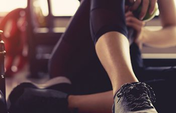 woman at the gym